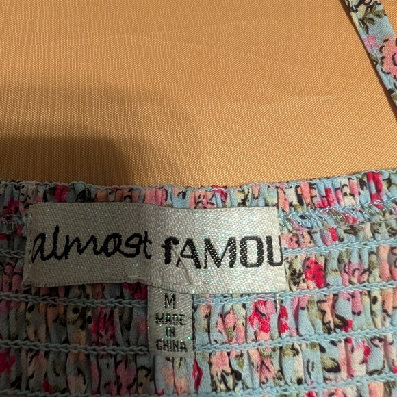 Almost Famous Multicolor Floral Maxi Dress With Spaghetti Straps - Picture 15 of 16